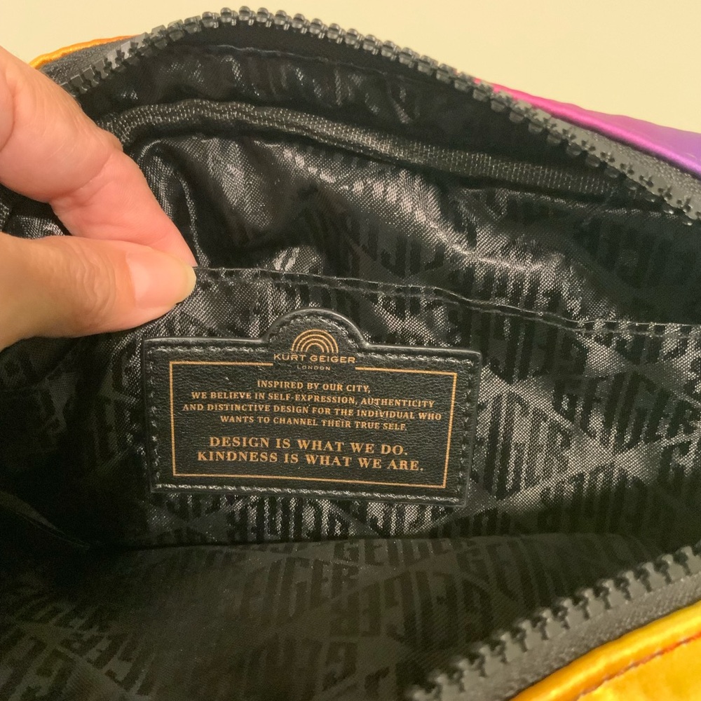 Kurt Geiger new Colorful Quilted Crossbody Bag - Picture 10 of 12